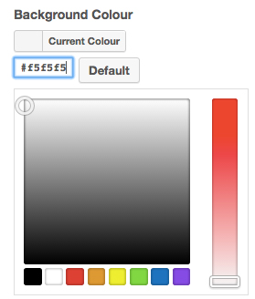 Color Palette Option Example