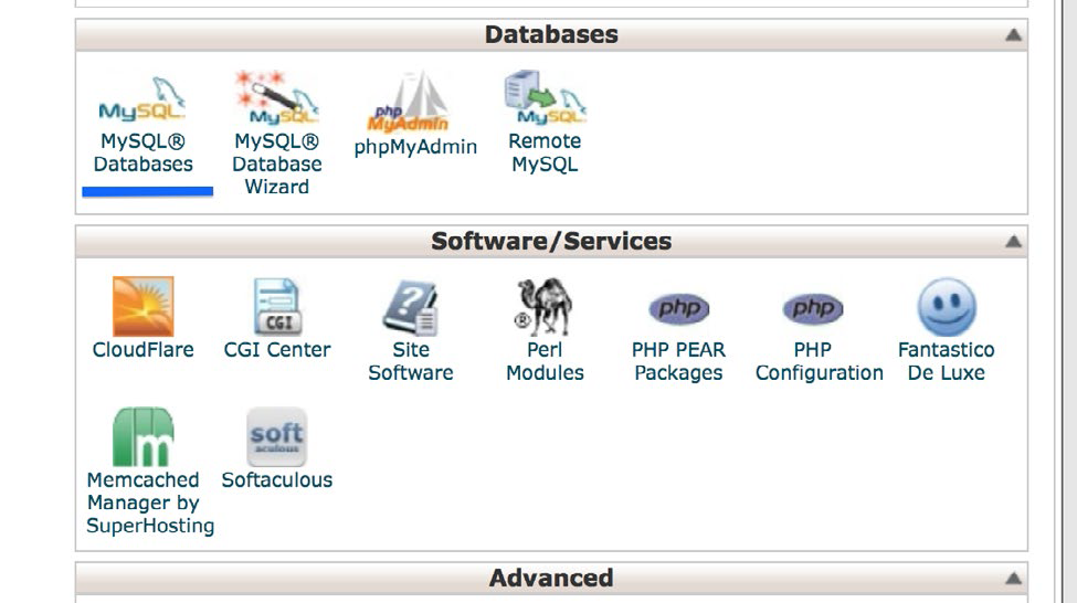 creating mysql database for arastta