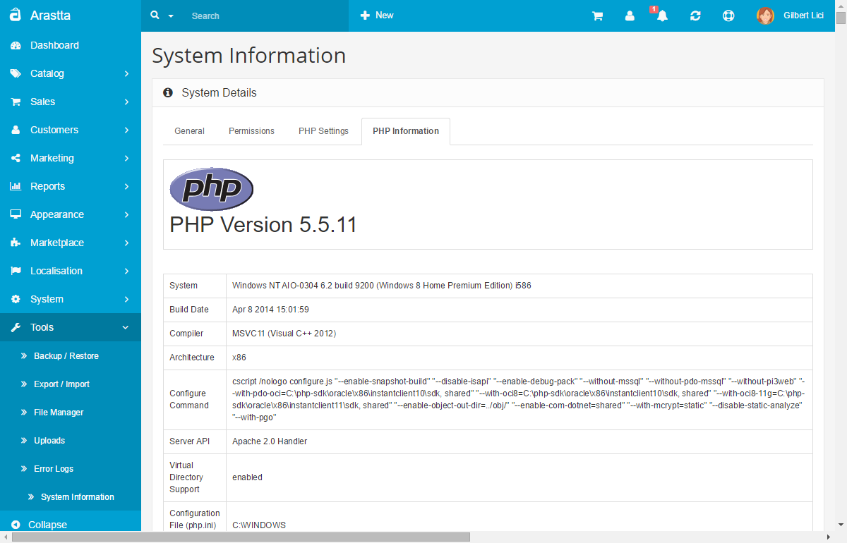 system information 4