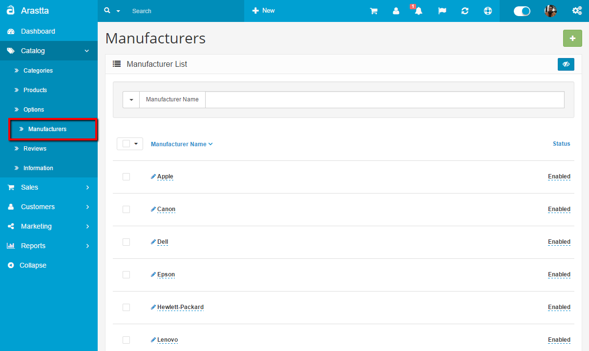 manufacturers