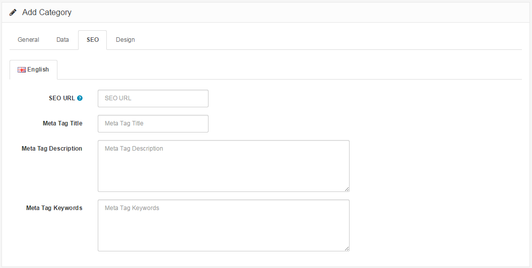 categories seo