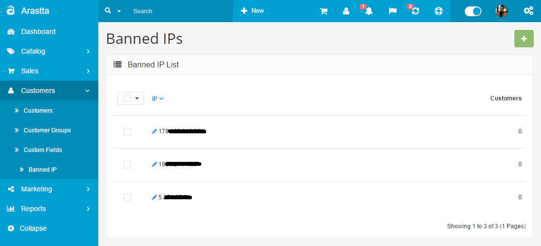 banned IPs