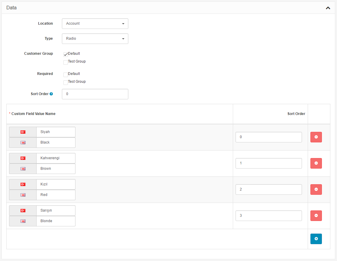 custom fields backend