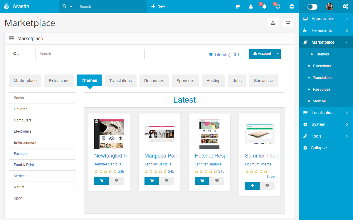 Marketplace Themes