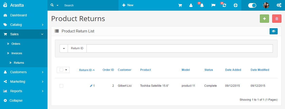 product returns