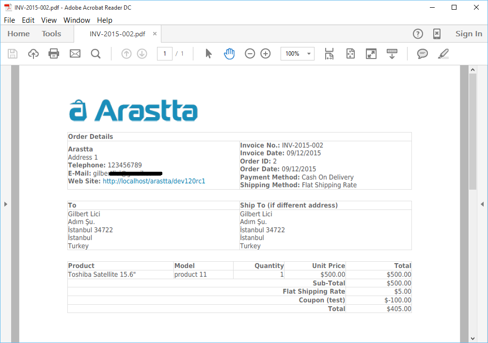 pdf invoice