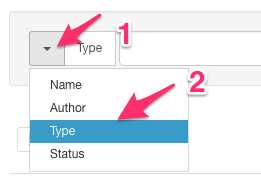 Filter extension type