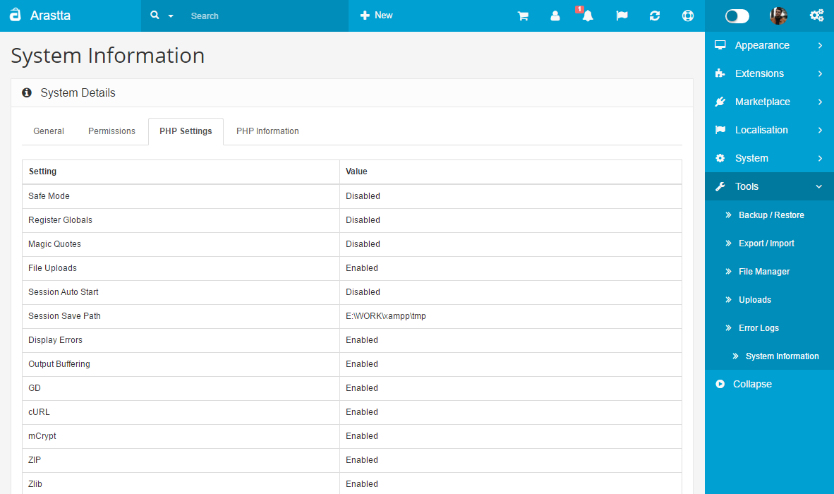 system information 3